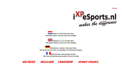 Desktop Screenshot of ixpesports.nl